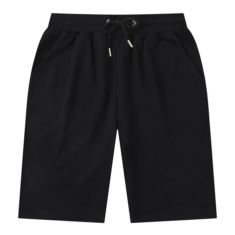 Solid Summer Fashion Casual Men's Sports Shorts Street Wear Fashion Men's Pants Polyester Drawstring Shorts Male