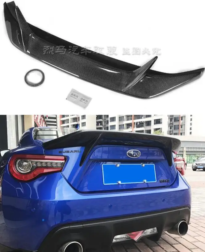 Высокое качество углеродного волокна и ABS заднее крыло багажника спойлер для Subaru BRZ/Toyota GT86 GT 86 2012- AB Стиль