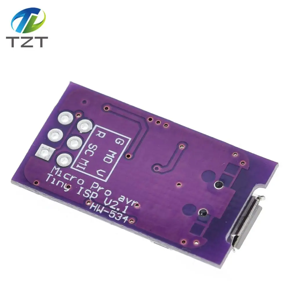 Миниатюрный программатор с Micro USB AVR ISP ATtiny44 ATTiny45 ATTiny85 модуль для IDE загрузчика