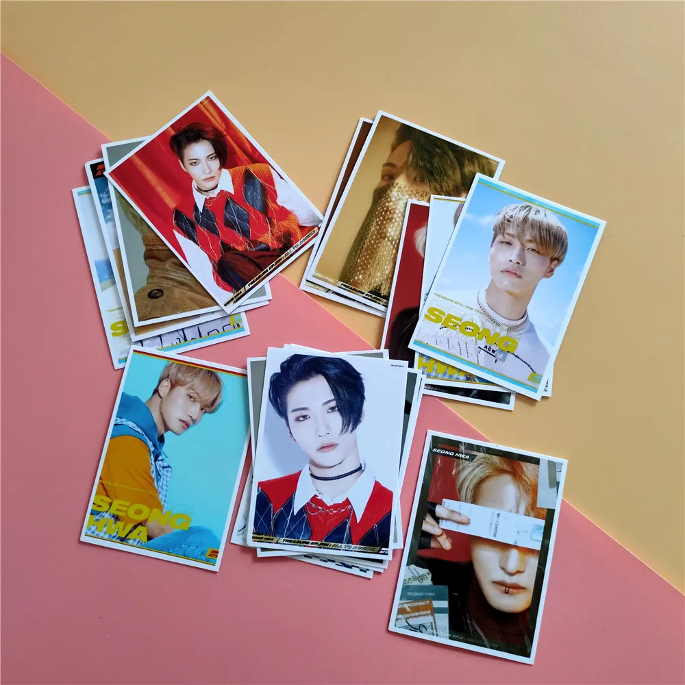 16 шт./компл. Kpop Ateez фотоальбом фото ломо карты плакат K-pop ATEEZ c Новые поступления YEO SANG MINGI