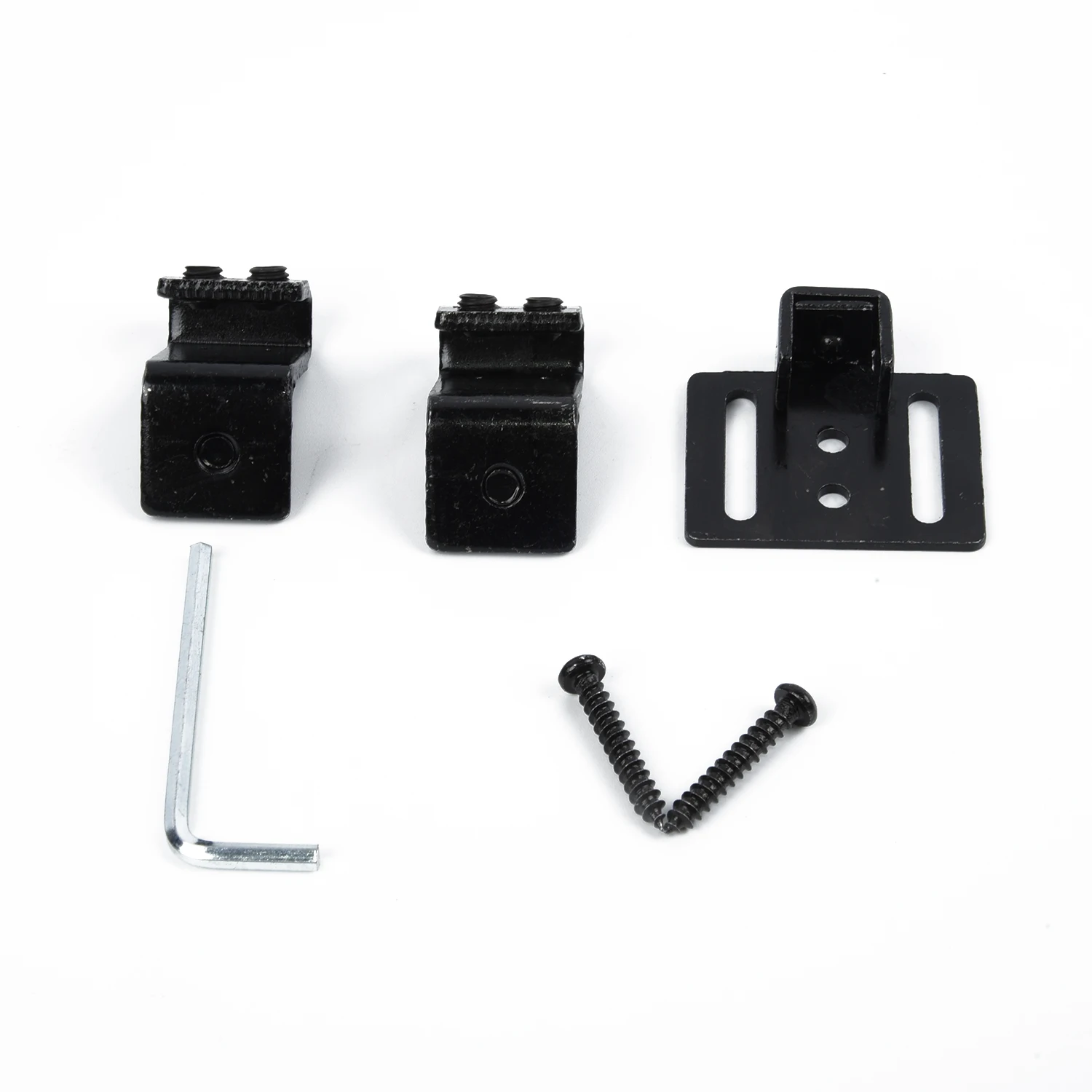 

Plastic Metal Sliding Barn Wall Wood Door Hardware Slide Closet Rolling Rail Use