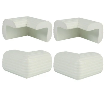 

4 Pack Baby Child Infant Kids Safety Safe Table Desk Corner Bumps Cushion Guards Protector White