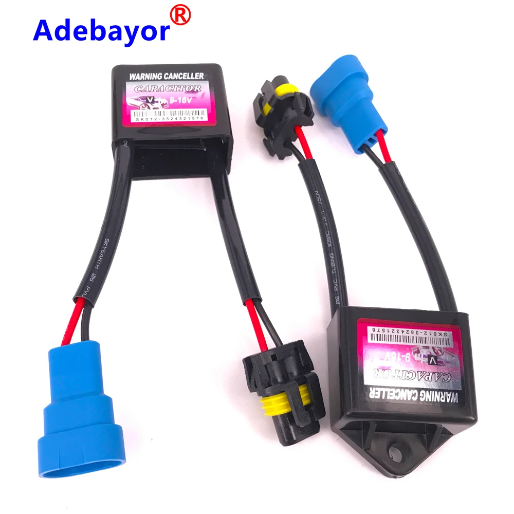 2pieces Model C6 Universal HID Warning Canceller Decoder Fitting for