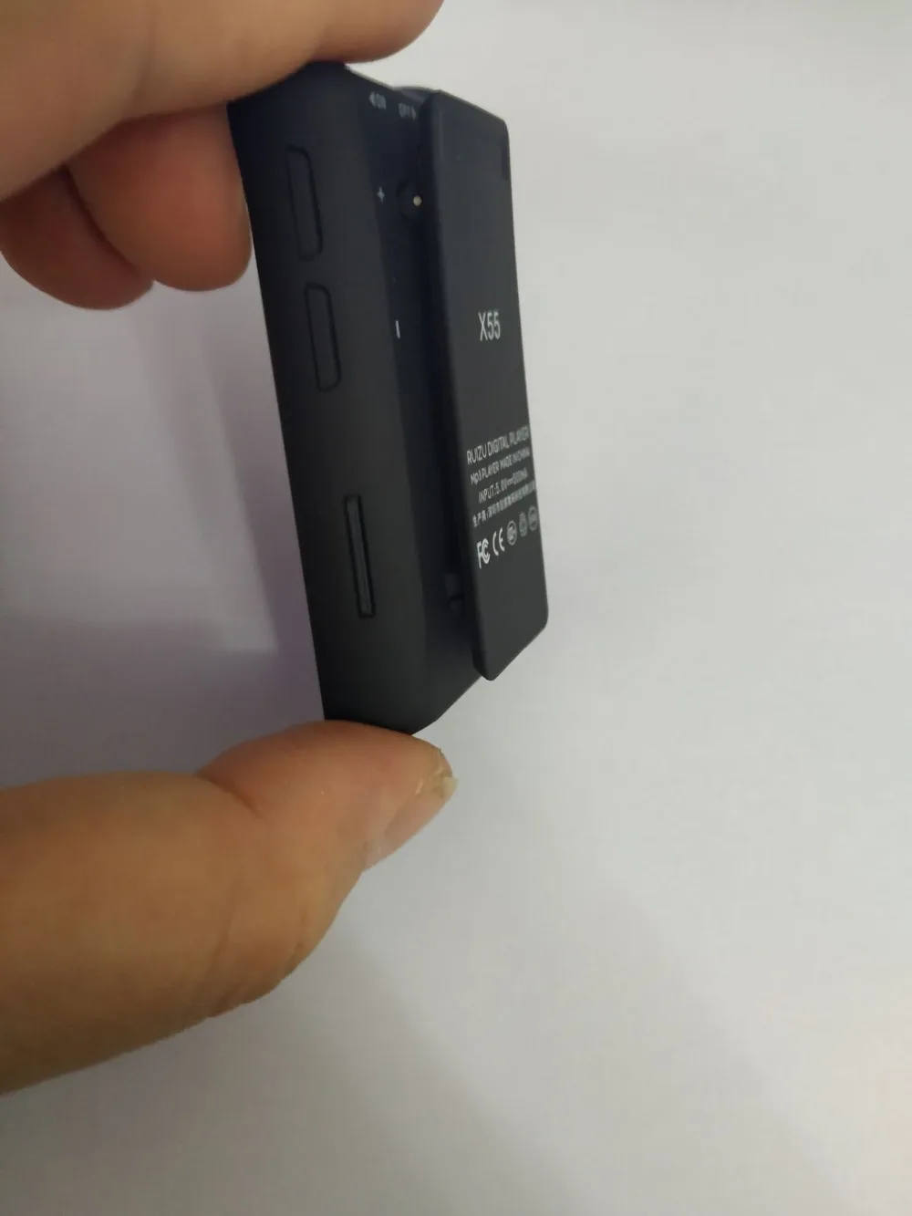 Новейший мини спортивный MP3-плеер с клипсой, Bluetooth, RUIZU X55, 8 ГБ, музыкальный MP3-плеер, поддержка TF карты, FM радио, запись голоса