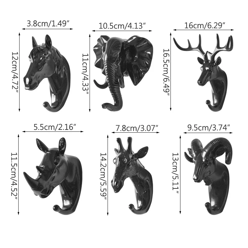 Вешалка креативный подвесной крючок держатель для ключей крепкие бесшовные крючки декоративный крючок креативные крючки в виде животных