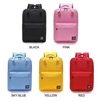 

Oxford Cloth Portable School Bag Teenagers Travel Backpack Laptop Bag Waterproof Outdoor Sports Unisex 2020 dorpshipping