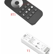 V1+ RT1 DC5V-36V беспроводной 2,4G RF беспроводной сенсорный светодиодный регулятор света контроллер для 5050 3528 одноцветный светодиодный свет