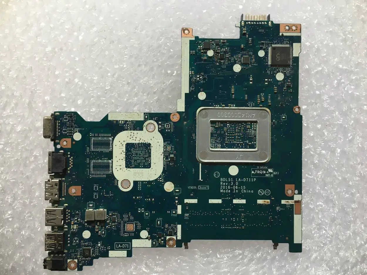 BDL51 LA-D711P E2-7110 для hp 15-BA 15Z-BA 15-ba060nf Материнская плата ноутбука 854968-001 854968-601 тестирование