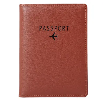 

Maison Fabre Men Wallet Women Neutral Multi-purpose Travel Passport Leather Wallet Tri-fold Document Organizer Holder