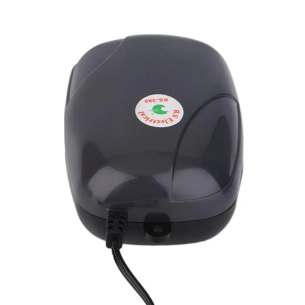 Два выхода воздушный насос 120 галл аквариум 48GPH 220V GS@ B