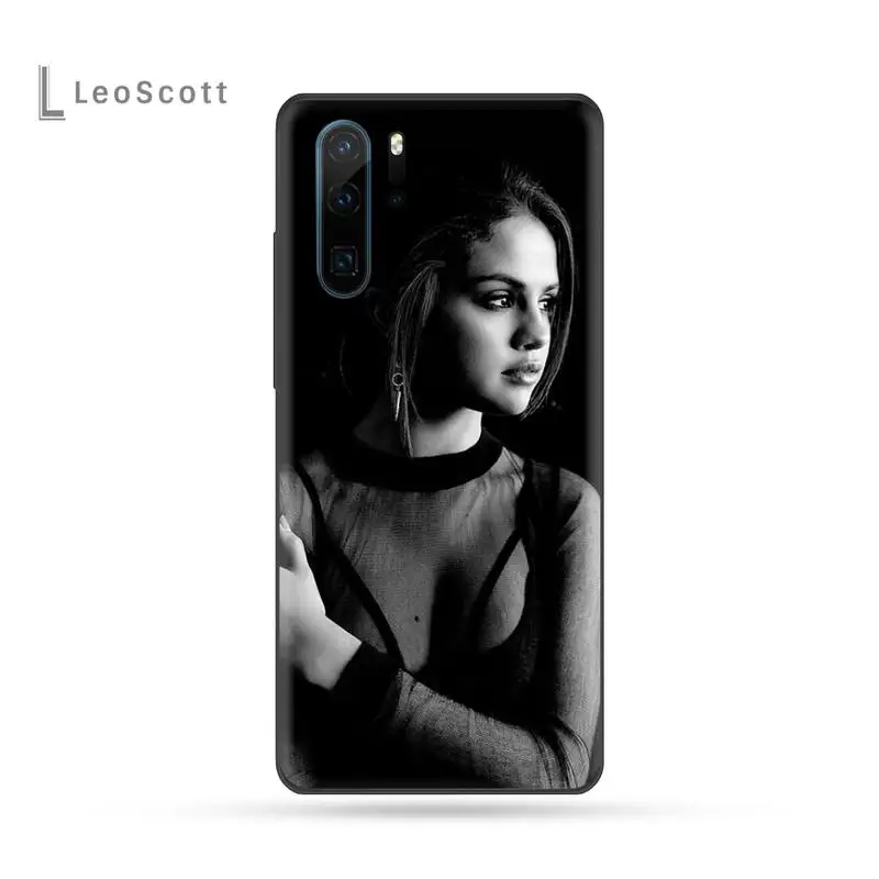 Чехол для телефона selena gomez USA singer черный чехол из ТПУ с корпусом Huawei P9 P10 P20 P30 Lite 2016