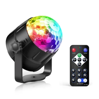 

Sound Activated Disco Ball Light 3W RGB Stage Effect Lamp for KTV Show Party DJ projector Machine Party Decoration