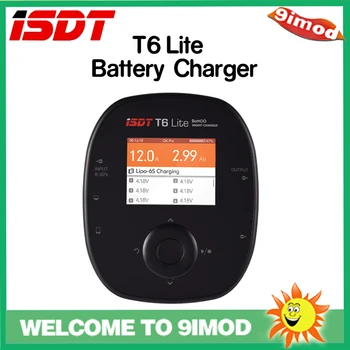 

ISDT T6 Lite 600W 25A DC 8-32V Discharger for 2S-6S Lipo Battery English Version Intelligent Smart Battery Balance Charger
