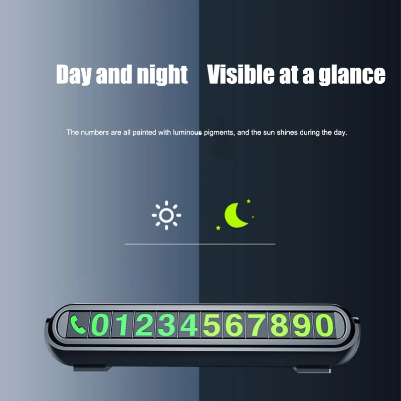 Номер телефона в авто табличка с номером телефона на авто Светящаяся карта автомобильной временной парковки с ароматерапией телефонный номер карта ночной Светильник автомобильные аксессуары для ароматерапии