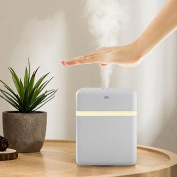 

Smart Induction Spray Home Air Humidifier 600ml Portable Wireless USB Aromatic Essence Diffuser Battery Life Display