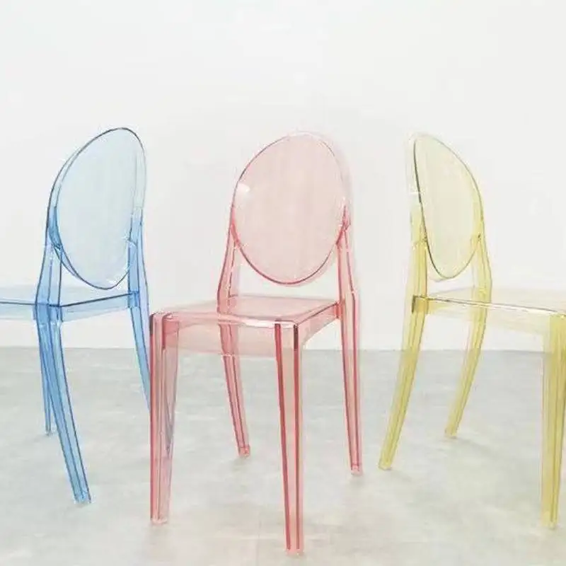 стулья для кухни Silla Transparent Chair стул Creative Children's Furniture Personalized Modern Celebrity Plastic Dining Chairs