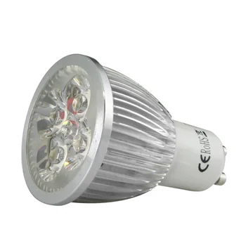 激安 4 10 × GU10 MR16調光対応3ワット4ワットハイパワーsmd Ledスポット電球デイウォーム