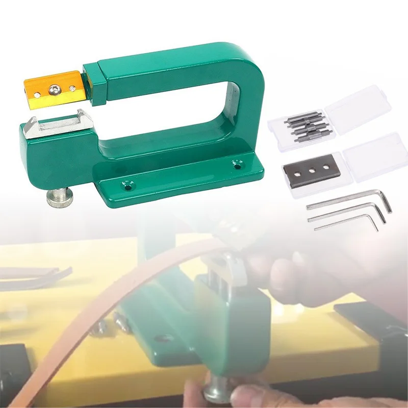 

Edge Skiving Tool Leather Splitter Paring Cutter Aluminum Leather Craft Device Tool Part Kits