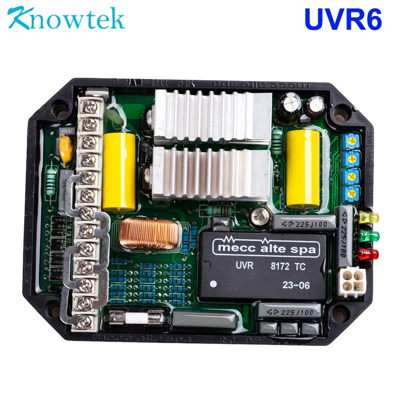 AVR UVR6 автоматический регулятор напряжения Замена для оригинальных бесщеточных генераторов