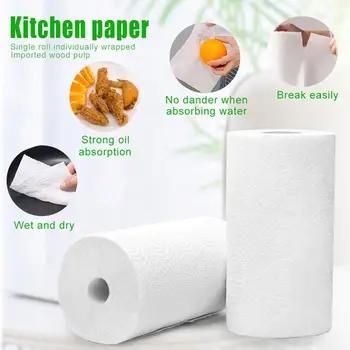 

Disposable Kitchen Paper Oil Absorbing Paper Reusable Cooking Paper Towel Kitchen Home Good Water Absorption