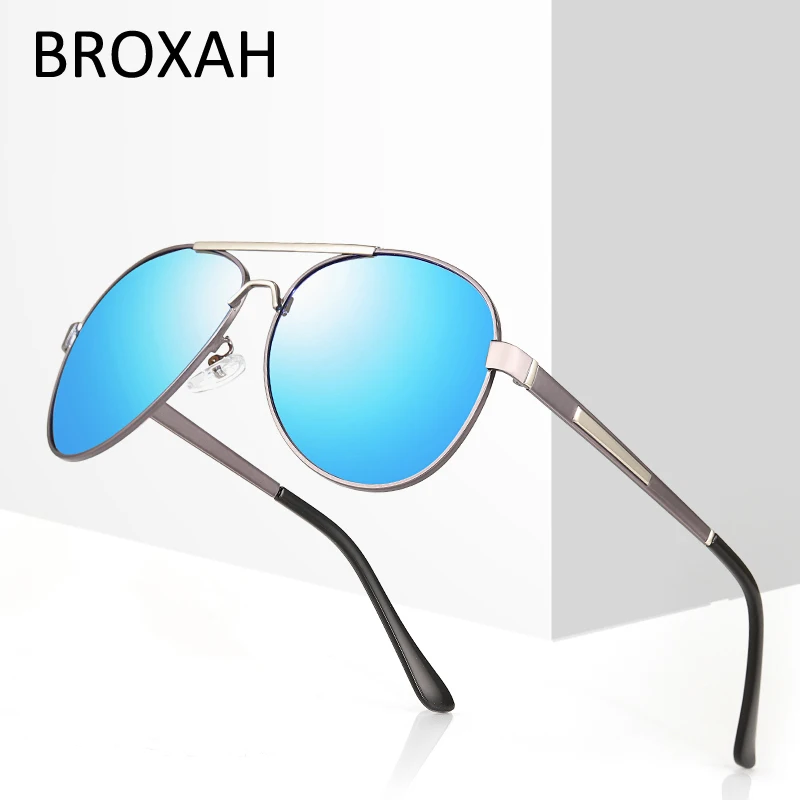 

Polarized Sunglasses for Men Metal Frame Oculos de sol Men's Retro Oval Driving Eyewear Travel Sun Glasses