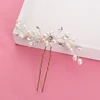 1PC Hot Sale Elegant Bridal Pearl Handmade Flower Beautiful Crystal Hair Accessories Wedding Hair Pins Bridesmaid Bridal Decor ► Photo 3/5