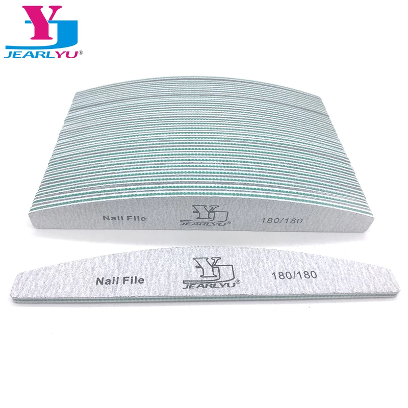 

50Pcs New Nail File 180/180 Green Nail File Buffer blok Brand Manicure Pedicure Sanding gel Nails Art Tools