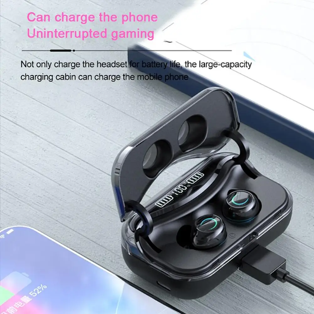 G08 Bluetooth 5 1 наушники с сенсорным управлением беспроводные HiFi IPX7 водонепроницаемые