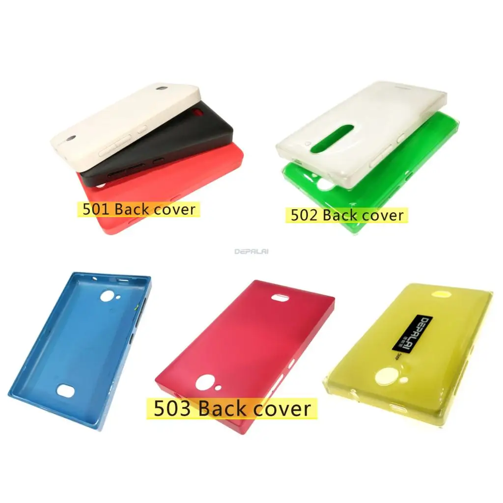 Новая задняя крышка для аккумулятора чехол Nokia Asha 501 502 Microsof lumia 503 с кнопками