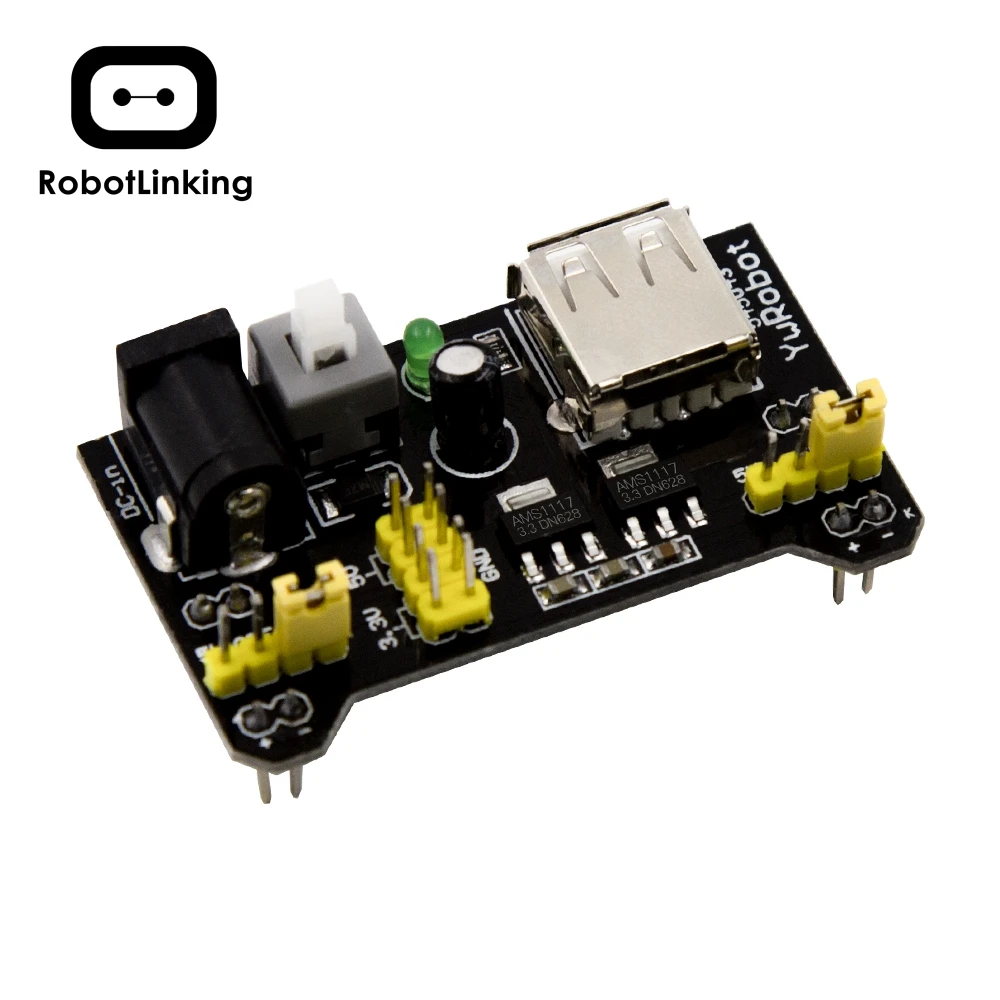 Модуль питания 3,3 V/5 V для платы Arduino Solderless макетная плата