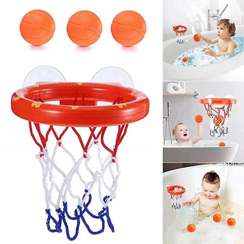 Kids Bath Toy Fun Basketball Hoop & Balls Set for Boys and Girls Kid