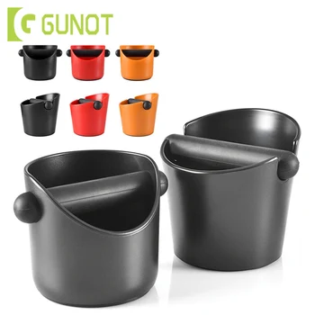 

GUNOT Coffee Knock Box Shock-absorbent Espresso Waste Bin With Handle Coffee Grounds Container Coffee Grind Knock Box Residue
