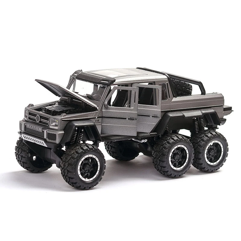1:32 Масштаб AMG G63 6X6 пикап Внедорожник внедорожный металлический сплав модель автомобиля литые автомобили игрушки для детей Подарки для детей
