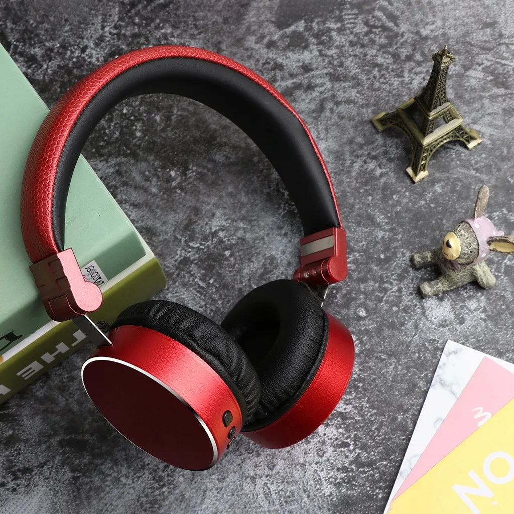 Bluetooth наушники над ухом Стерео Беспроводная гарнитура с микрофоном TF карта FM# BO