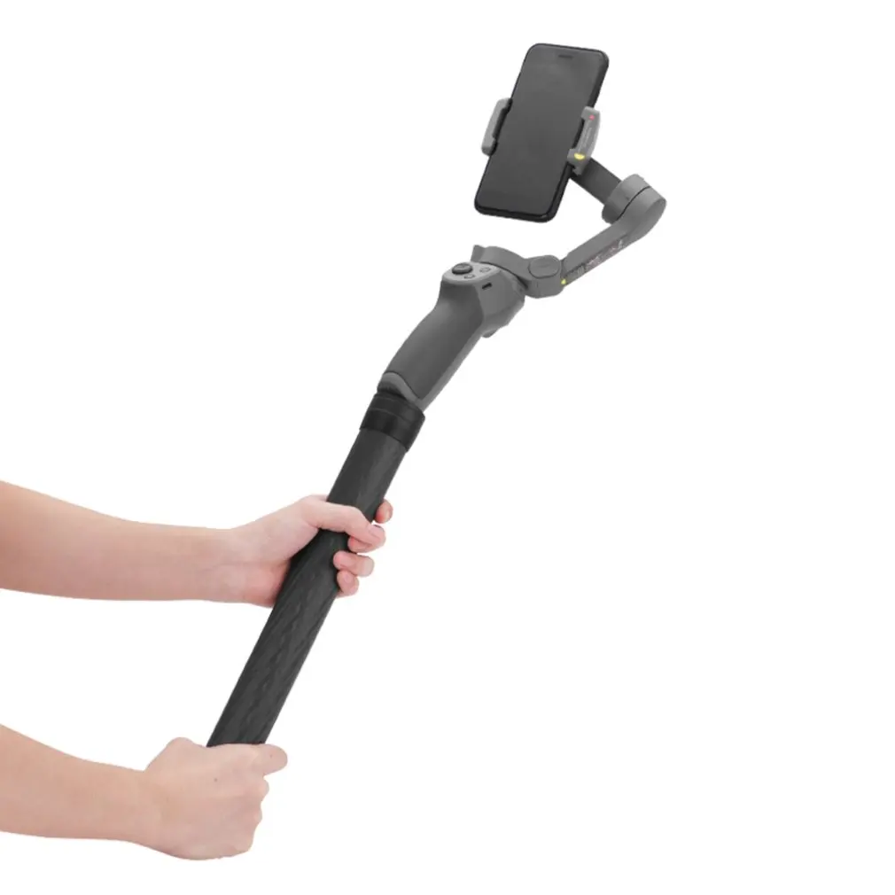 Stabilizer Carbon Fiber Extension Rod Hand-held Bracket Selfie Stick Threaded Nail Threaded Hole Design