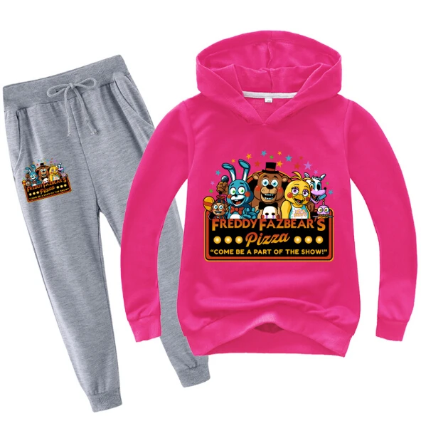 children's clothing sets in bulk New FNAF Boys Sweatshirt Hot Sale Animal 3D Print Girls Hoodie Kids Clothes Boys Hoodie Christmas Costume FNAF Hoodie cute baby suit Clothing Sets