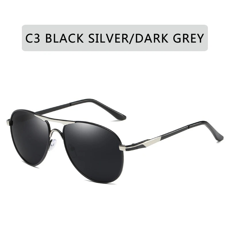 Мужские винтажные Поляризованные солнцезащитные очки, классические брендовые солнцезащитные очки с покрытием, очки для вождения для мужчин/женщин, мужские очки - Цвет линз: C3