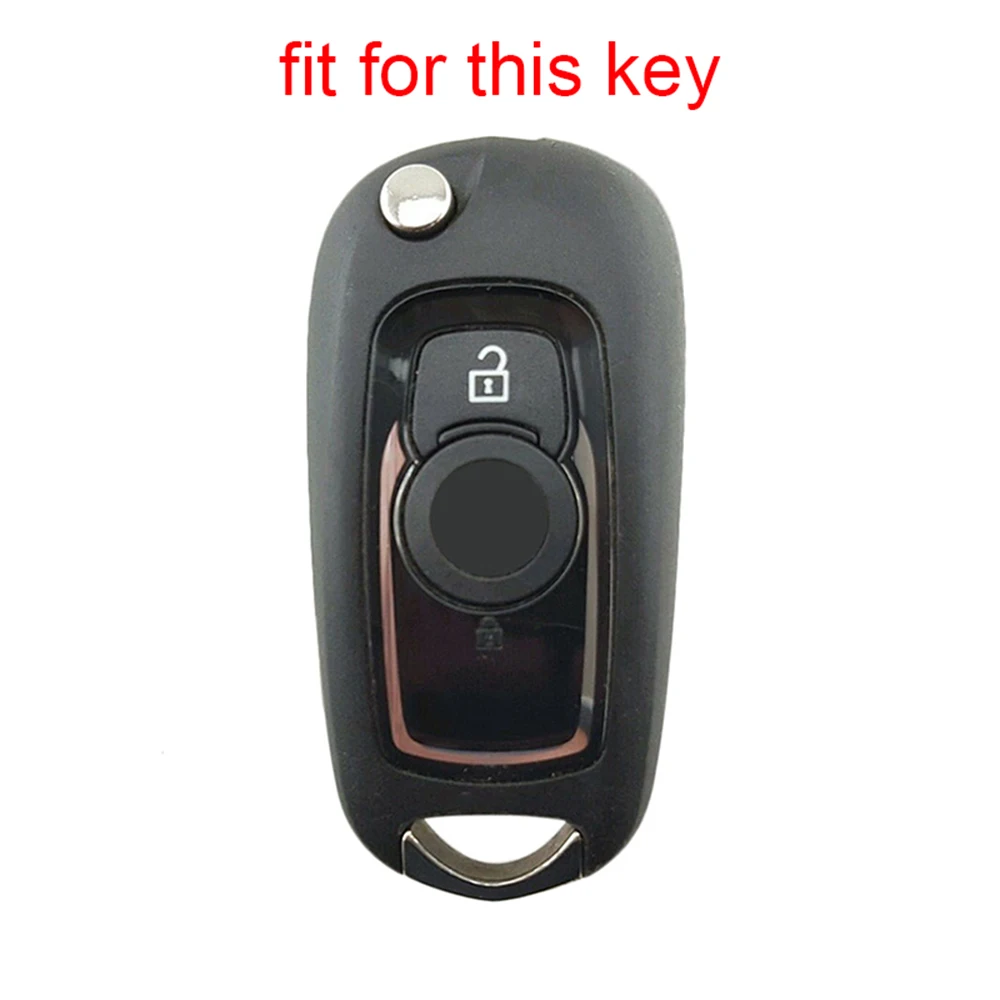 Silicone Key Case Remote Skin Car Key Cover For Opel Vauxhall Astra K Corsa E 2015-2 Button Holder Keychain Accessories