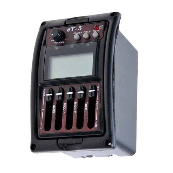 KSG 5 полос искусственная Акустическая гитара предусилитель EQ тюнер новинка