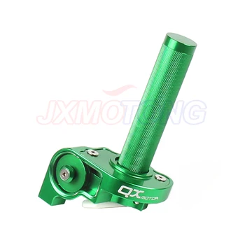 

Dirt Pit Bike Motocross CNC Aluminum Alloy Fast throttle Grip 22mm Quick Twister Motorcycle Modified Spare Parts Green