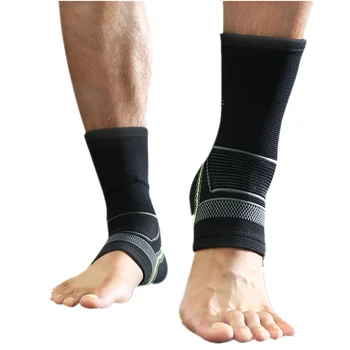 2 Stks/set Zachte Enkel Ondersteuning Gym Running Ankle Brace Protector Mouw Ademend Elastische Voet Compressie Band Voor Gewrichtspijn