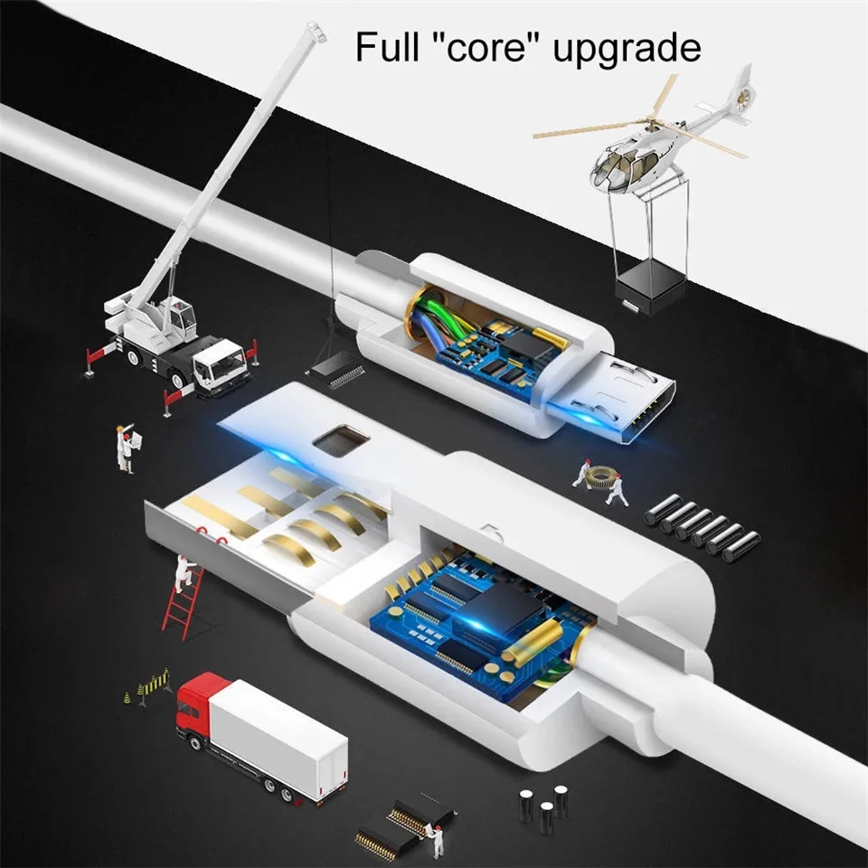 20 см 1 м Micro USB кабель для samsung huawei Xiaomi Android мобильный телефон данных зарядный провод usb зарядный шнур зарядный кабель