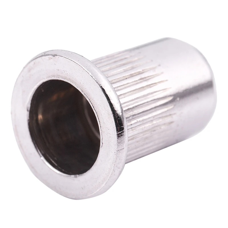 20 шт 304 заклепка Из Нержавеющей Стали Резьбовая муфта M8x18mm серебро
