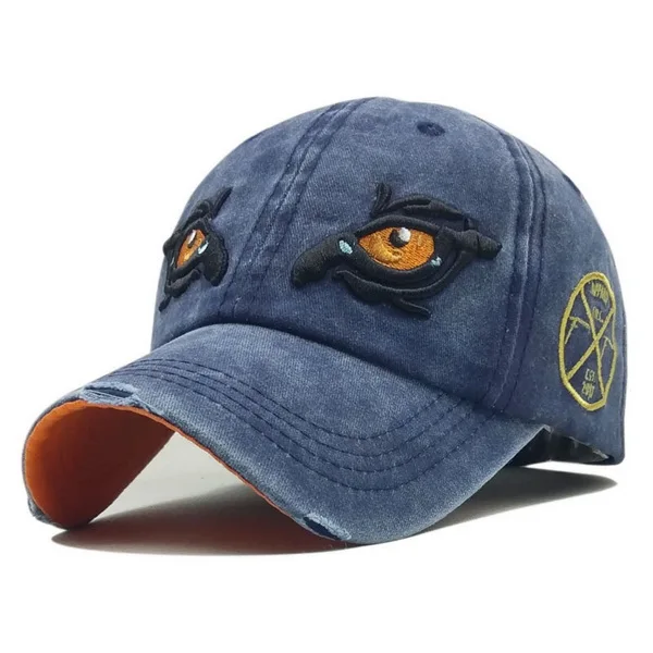 Тёмно-синий NUZADA новая шляпа промытая Хлопковая мужская бейсболка Snapback Прямая поставка шляпы хип хоп для женщин Повседневная Вышивка Hawkeye cap s - Цвет: Тёмно-синий