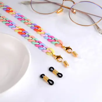 

Teamer Small Acrylic Glasses Chain for Women Children Hanging Mask Necklace Fashion Eyewear Accessories Lanyards Neck Holder
