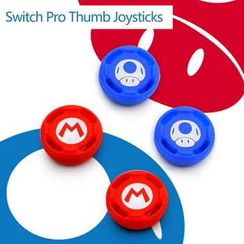 

4 Pcs Nintend Switch Pro Controller Thumb Grip Caps Joystick Cap Soft Silicone Cover PS2/3/4 XBOX360/ ONE Controller