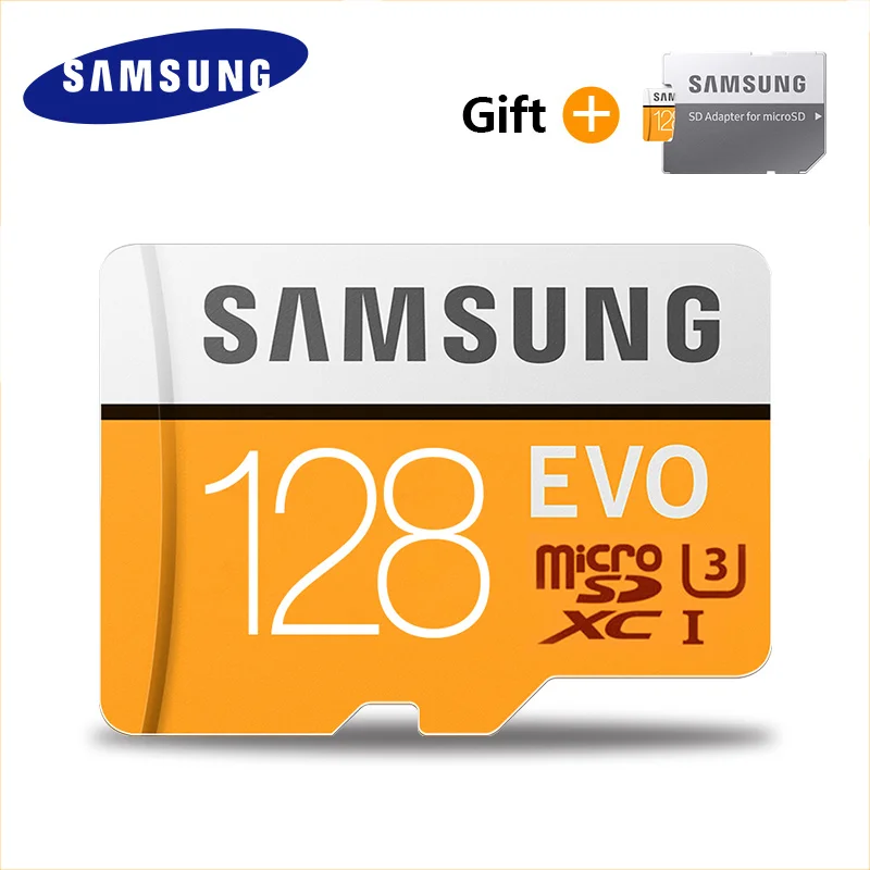 Карта памяти Micro SD SAMSUNG 32 Гб 64 Гб MicroSD карты SDHC SDXC Max 95 м/с EVO 32 Гб 64 Гб C10 TF Транс Флэш карта Micro 128 ГБ
