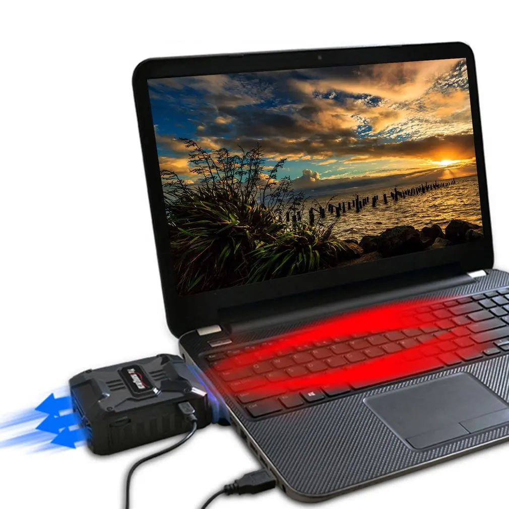 Ноутбук мини-вакуумный USB охладитель воздуха Извлечение охлаждающий вентилятор процессор кулер для ноутбука компьютерное оборудование охлаждающий аксессуар