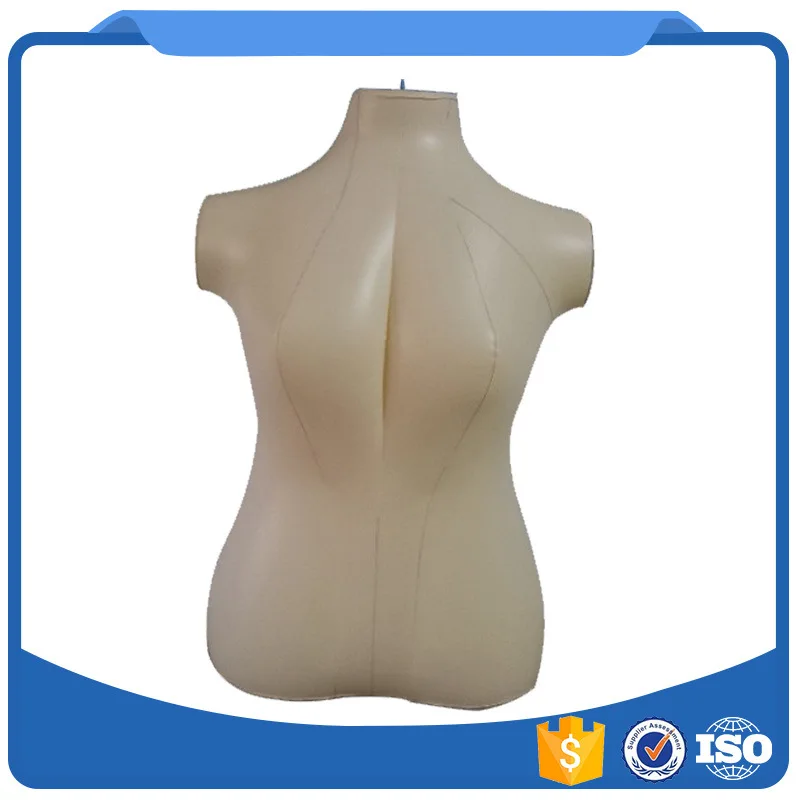 

A er si zhuang PVC Inflatable Obesity Half-length Female Model Figure Model Showcase Tool WOMEN'S Dress Clothes Display Shelf