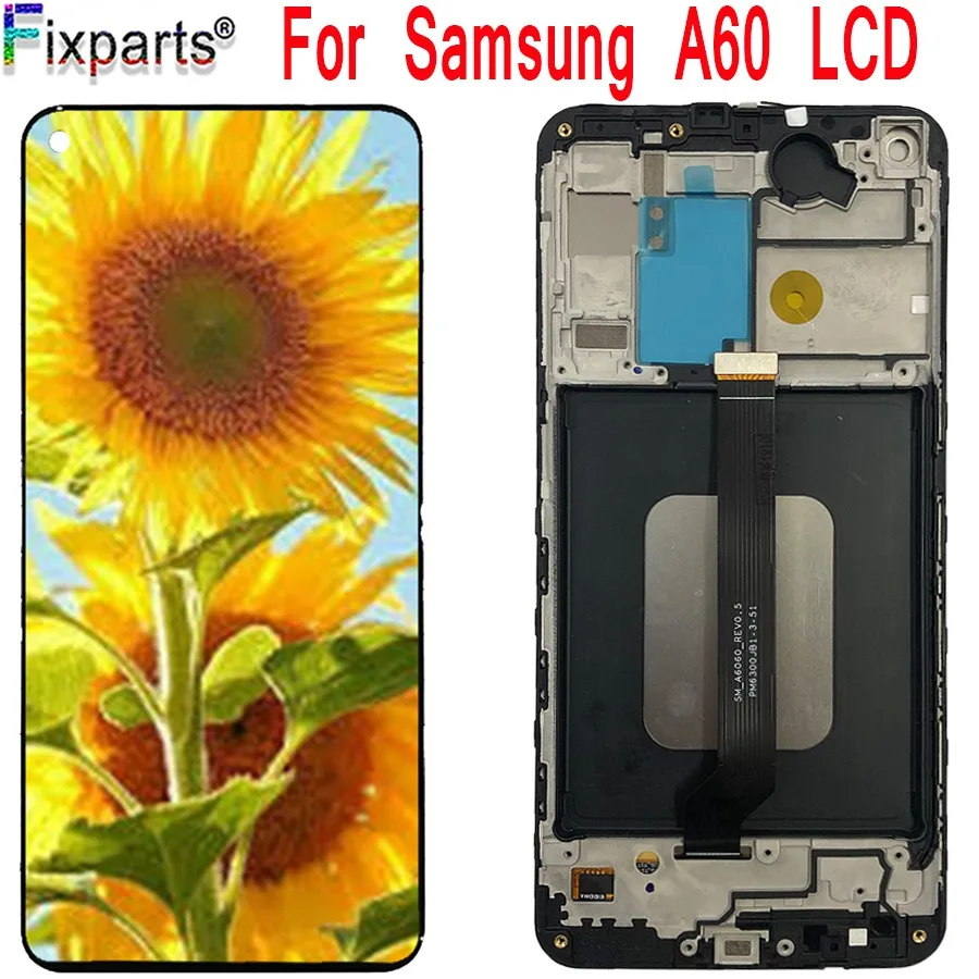 100% Tested New For Samsung galaxy A60 LCD 2019 Display Touch Screen Digitizer Assembly SM-A606F/DS SM-A6060 | Мобильные телефоны и